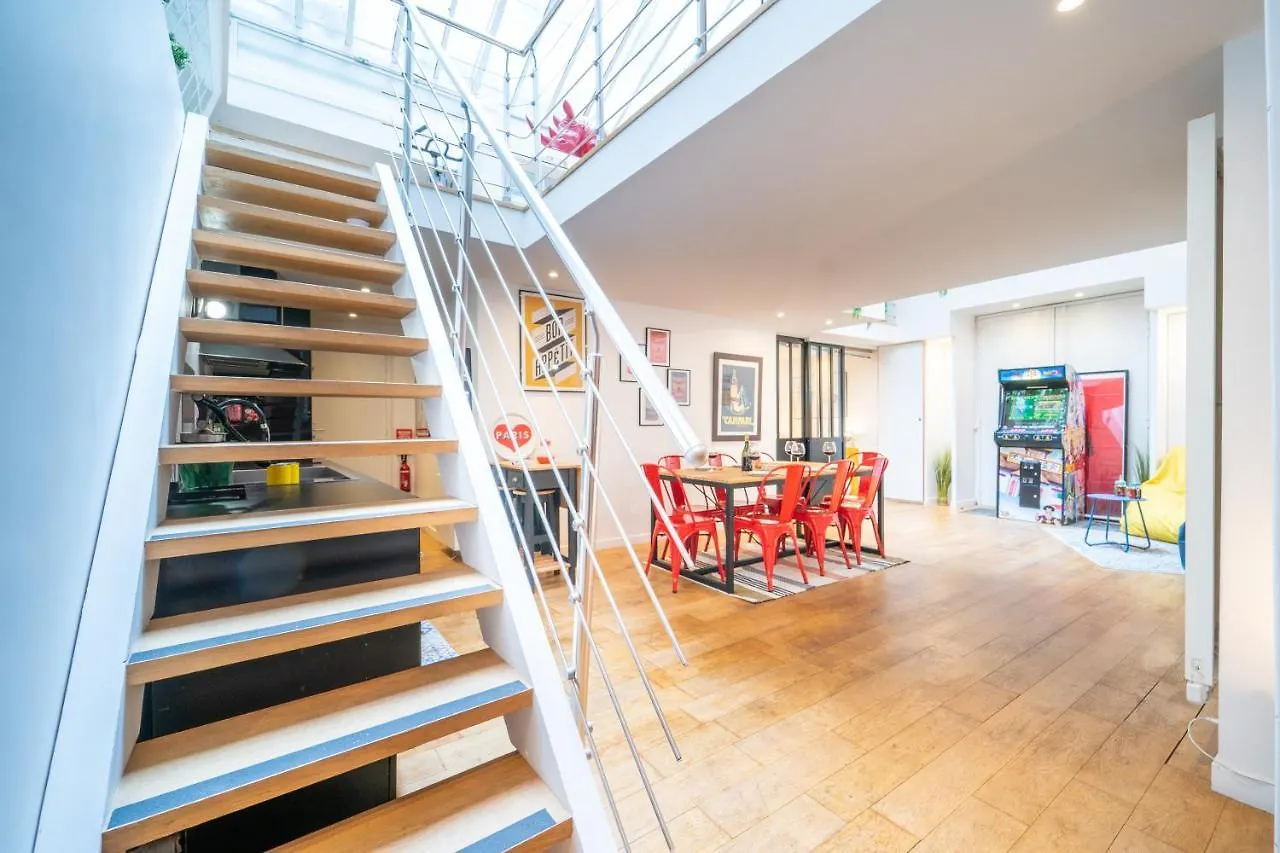 Loft Familial Au Coeur De Paris Avec Clim, Arcade Et Baby-Foot Proche Republique Et Canal St Martin 0*,